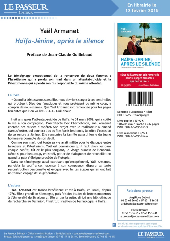 INFOS DU MOIS SUR LES INVITÉS INFOS DU MOIS SUR LES INVITÉS